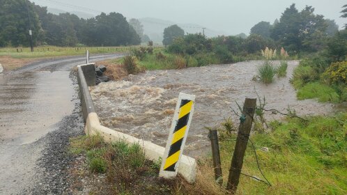 Heavy rain and strong wind warnings in place for Kaipara